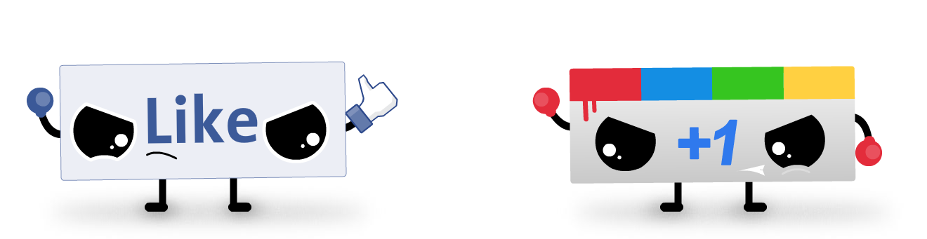 Facebook Like and Google Plus