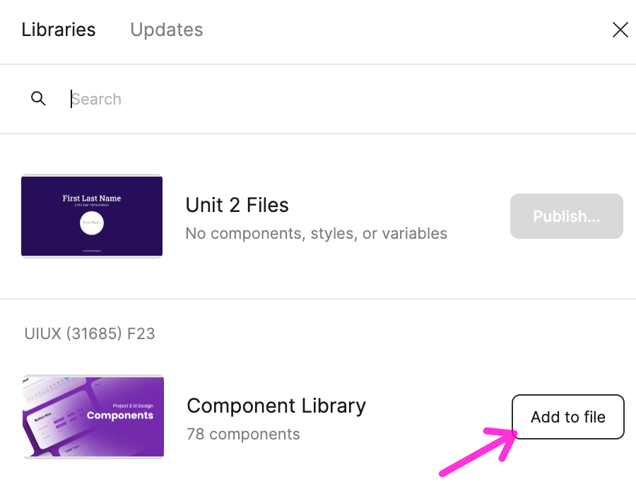 toggle components