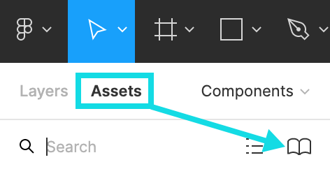 Assets panel